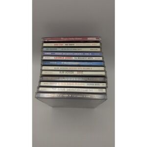 12 Country Music CD Lot George Strait Alan Jackson George Jones The Judds Hits